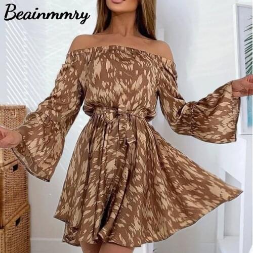 Летние платья с открытыми плечами Beainmmry China At AliExpress