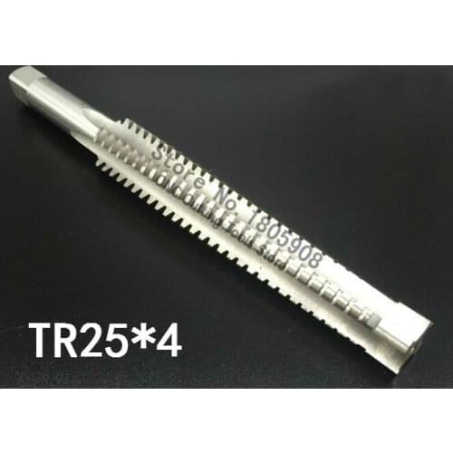 Free Delivery Brand new 1PCS T25*4 high speed steel ladder shaped screw machine screw tap, tap machine T type screw thread