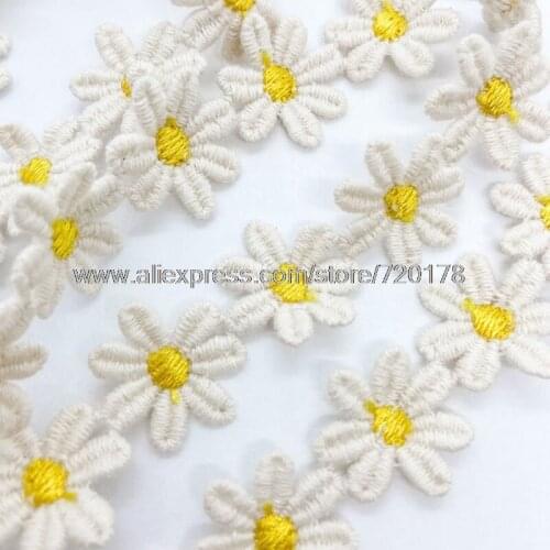 Daisy Flower Trim Scrapbooking Handicrafts Decor Sewing Appliques Width 25mm | Craft Supplies DIY
