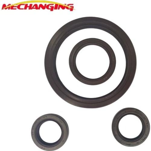 FOR HONDA ACCORD V (CC7, CD) 2.2 Vti (CD5) (CE, CF) 2.2 (CE1) F22B1 4PCS Crankshaft Oil Seal Gasket Engine Parts