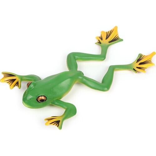 Tree Frog Animal Figure Collectible Toys Wild Animal Cognition Action Figures Kids Plastic Model Toys