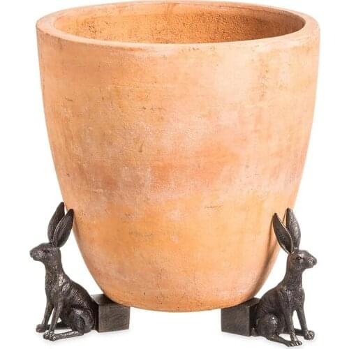 3pcs Plant Pot Foot Dog/cat/rabbit Statue Flower Pot Planter Foot Pot Support Foot Handmade Garden Decoration EL