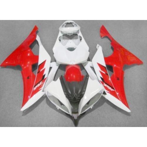 Injection mold Fairing kit for YAMAHA YZFR6 08 09 10 12 15 YZF R6 2008 2012 2015 ABS white hot red Fairings set+7gifts YD16