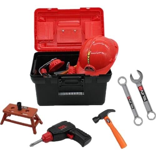 Little Mechanic Pretend Play Construction Tools In Case - Realistic Plastic Kids