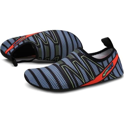 Men Women Aqua Shoes Sneakers Quick Dry Swimming Footwear Unisex Outdoor Breathable Upstream Slip-on Beach Shoes Barefoot
