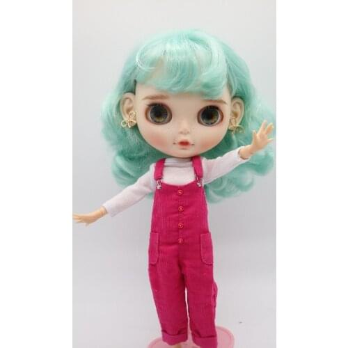 Customization doll DIY joint body nude blyth doll For Girls 20180126 green hair not include clothes