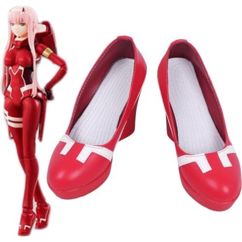 Darling in the Franxx Zero Two Code 002 Fighting Puppet Cosplay Shoes Boots Custom Made