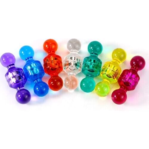 10 PCS DIY Strong Colored Magnetic Thumbtacks Neodymium Noticeboard Skittle Pin Magnets Whiteboard Random Color