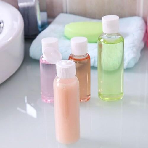 30/50/60ml portable travel cosmetic bottle shampoo lotion emulsion shower Gel container bottling empty plastic makeup organizer