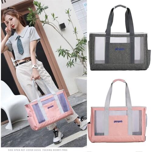 Soft Pet Dog Travel Bag Portable Bag Cat Dog Carrier Breathable Bags Outgoing Pets Handbag Zippers Airline Approved Backpack