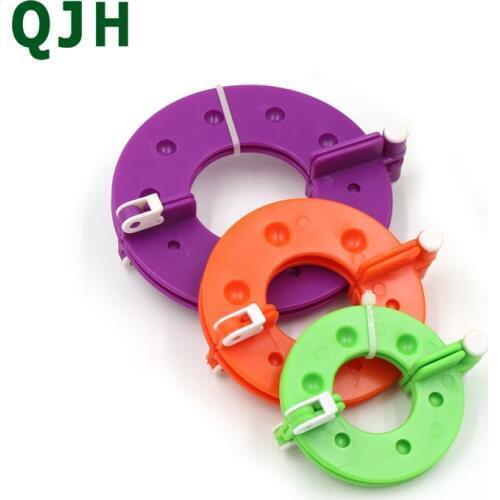 New 6pcs/set Wool pompon hairball ball machine znp pompon making machine weaving tools for home
