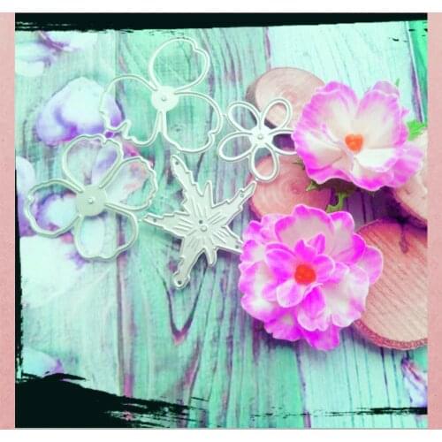 New Flowers Metal Cutting Dies Stencil Template for Embossing DIY Scrapbooking Paper Album Gift Card Making New Dies for 2021
