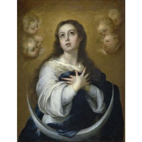 Wholesale painting # TOP religion ART # Madonna angel # La Inmaculada Concepcion # print canvas oil painting