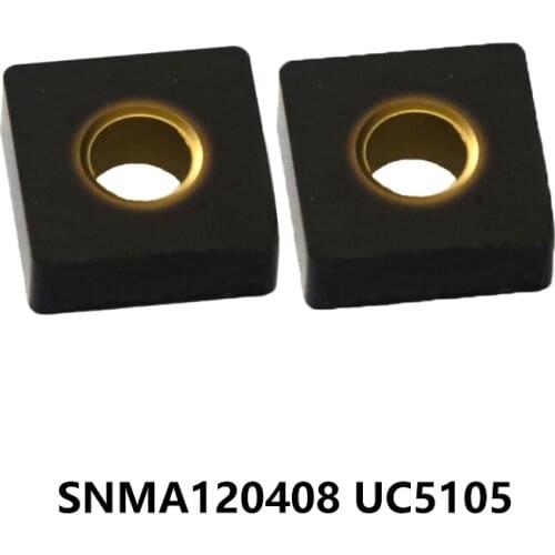 Original 10pcs Insert SNMA120408 UC5105 SNMA 120408 for Cast Iron CNC Carbide Inserts Turning Tools Lathe Cutter