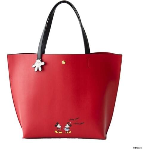 Disney Mickey mouse backpack Bag Shoulder Cartoon lady Tote Large Capacity bag Women Bag fashion handbag shoulder