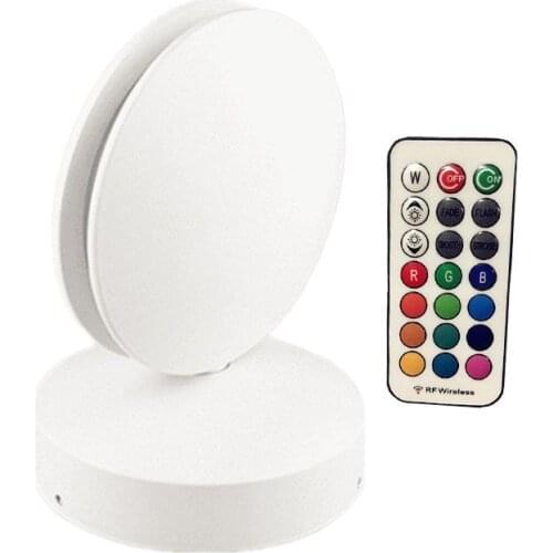 Italian style Modern Wall Lamp RGB Remote LED Wall Lights Creativity 12W IP67 110V 220V sill Lamp for Corridor Balcony Home Door