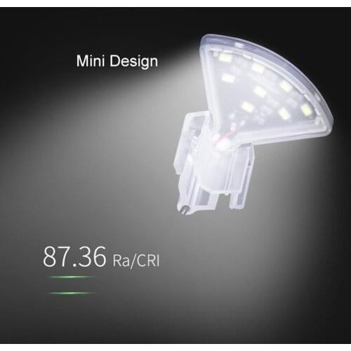 Triangle shape light Aquarium LED Light Super Slim Fish Tank Aquatic Plant Grow Lighting Waterproof Bright Clip Lamp for Tank