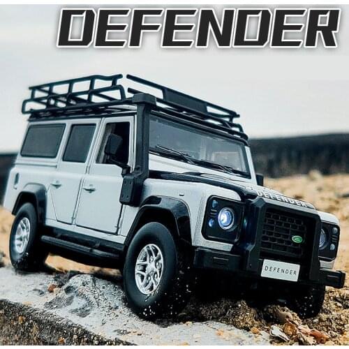 1:32 Land Rover Defender Alloy Car Model Diecasts & Toy Metal Off-Road Vehicles Model High Simulation Collection Childrens Gift