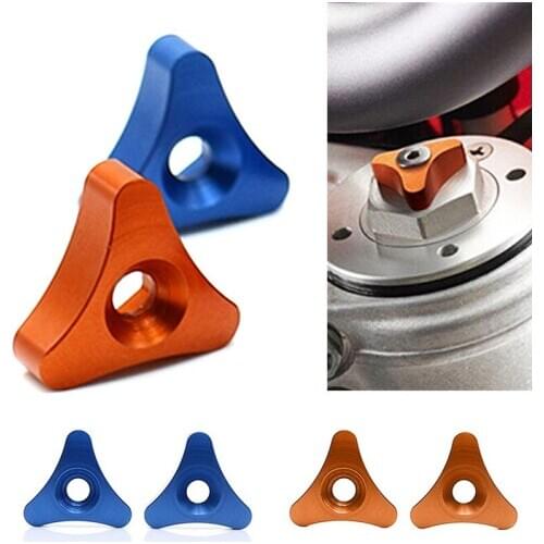 2 Pcs Front Shock Absorber Soft And Hard Fork Knob Adjuster Bolt Fit For SX EXC 250 350 450