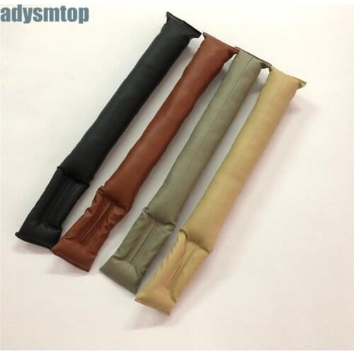 Ladysmtop 2pcs/Lot Car Styling Cushion Stopper PU Leather Protector Car Accessories Seat Strip Cover Pad