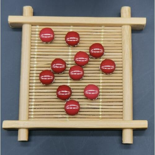 Acrylic Rhinestones Sew On Crystals 9MM Dark Red Rhinestone Shoes Jewellery Round Diamond Crystal Sewing Decorations