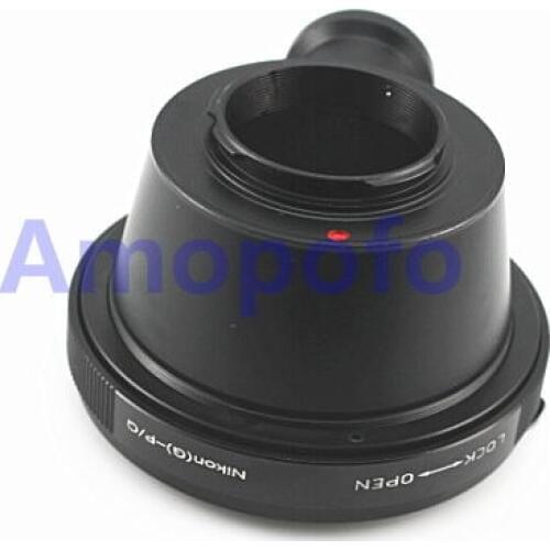 Amopofo AI G-PQ Adapter For Nikon F mount G Lens To for Pentax Q PQ P/Q Mount Adapter Q10 ,with tripod mount