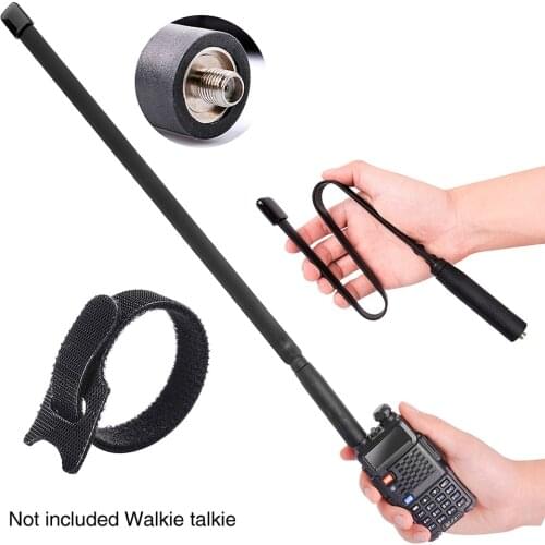 AR-152 CS Tactical Antenna Foldable SMA-Female VHF UHF 136/520Mhz For Baofeng UV-82 UV-5R UV5R BF-888S AR-F8 Walkie Talkie