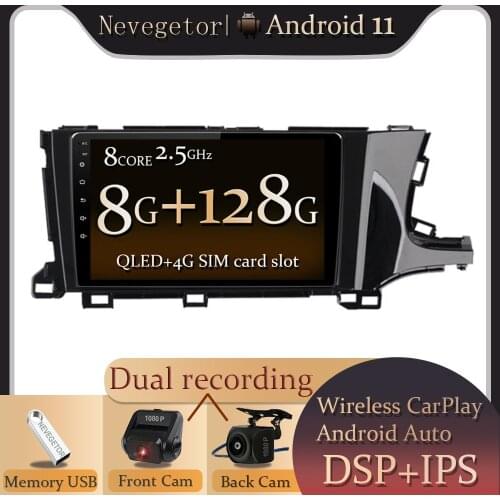 9" 2 din Android 11 Car Radio Stereo for Honda SHUTTLE 2018 2019 RHD Car DVD GPS Player DVR 360 Panorama DSP
