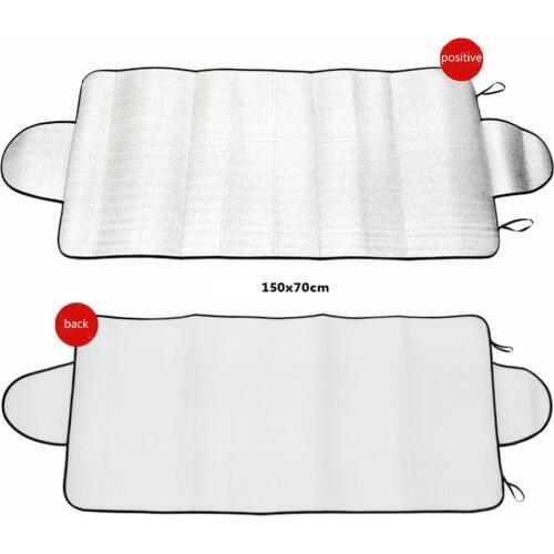 JOYLIVE 150 X 70cm Car Sunshade Snow Ice Protector Visor Fornt Rear Windshield Light Weight Cover Block Shields