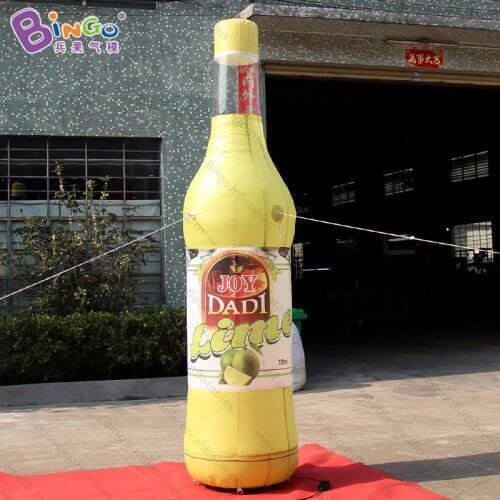Free shipping 3m high inflatable juice bottle for advertising customized blow up water bottle balloon for store decoration toys