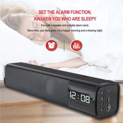 Bluetooth Speaker S8 With Display TV Horizontal Radio Speaker Function Mobile Phone Computer Charging Audio