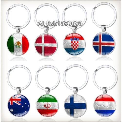 10pcs Can Mix 3D Keyring Australia Denmark Mexico Croatia Iceland Norway Iran Zew Zealand Car Key Chains Jewelry Pendant Gifts