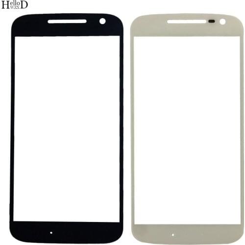 For Motorola Moto G4 G4 Play G4 Plus G5 G6 Play LCD Front Outer Glass Black Color Touch Screen Without Flex Cable
