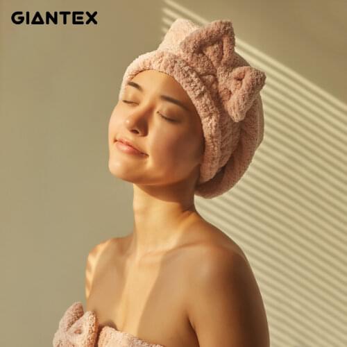 GIANTEX Women Salon Towels Bathroom Cotton Towel Hair Towel Bath Towels For Adults toallas serviette de bain recznik handdoeken