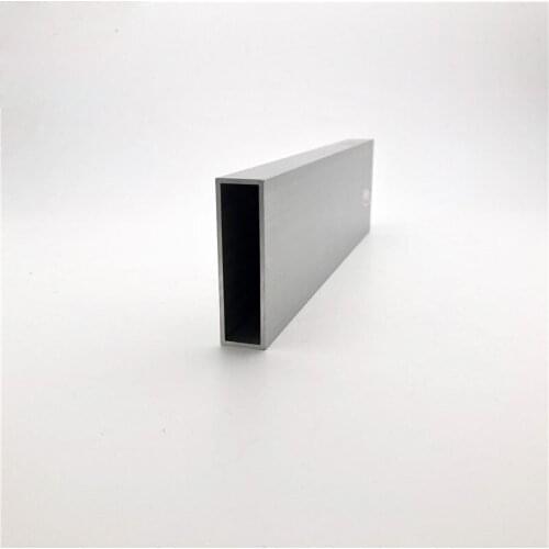 20mm*70mm*2mm square tube aluminum alloy hollow pipe rectangle straight duct vessel 100/200/300/400/500/550mm length