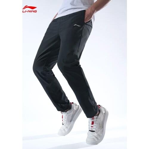 LiNing 2020 Ice Thin Loose And Quick Drying Pants Breathable lining Leisure Straight Sports Training Pants AYKP717