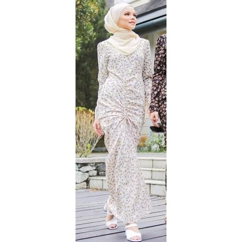 Fashion print waist Slim Women dress, feminine ankle print long skirt Popular new Dress