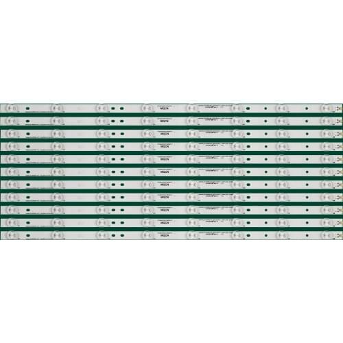 New 1set=11PCS 585mm LED backlight strip 9 lamp for Hisense LED55EC520UA 55-HD550DU-B21-11X8-3030c-v0 1150644 TH-55DX400C