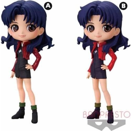 BANDAI Banpresto Original EVA Katsuragi Misato Figure posket Anime Model Doll Toys Gifts