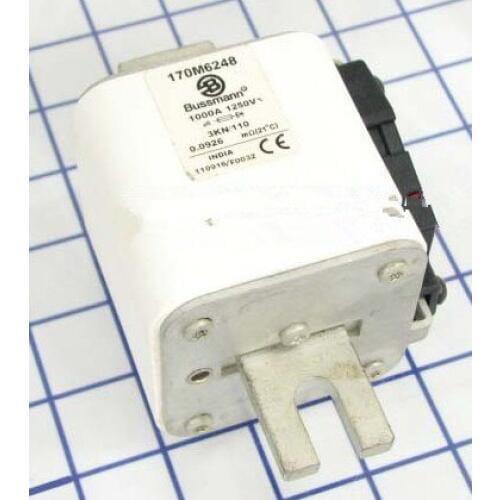 Fuses: 170M6242 500A 1250V / 170M6243 550A / 170M6244 630A 1250V aR