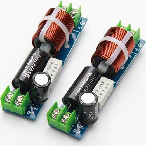 60-120W 3Way Car Audio Speaker Crossover Auto Frequency Divider Midrange Speakers Filter 2pcs