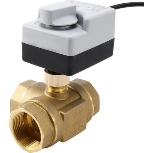 LBER Hand-Automatic Brass Electric Ball Valve 3-Wire 2-Port Control Electric Actuator 3-Port DN32