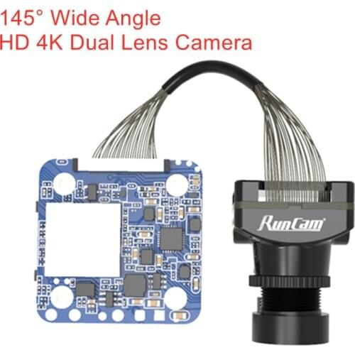 RunCam Hybrid 2 Upgraded 4K 145° Wide Angle HD Recording Camera with Dual Lens FOV 145° Analog FPV Support UART Longrange Contro