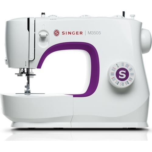 Singer M3505 Sewing Machine,Button Sewing, Zipper Sewing, Overlock Stitch, Side by Side Parallel Stitching, Coverstitch Sewing
