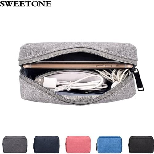 Data cable storage bag box digital notebook power cable charger power bank earphone mouse U disk storage bag travel portable acc