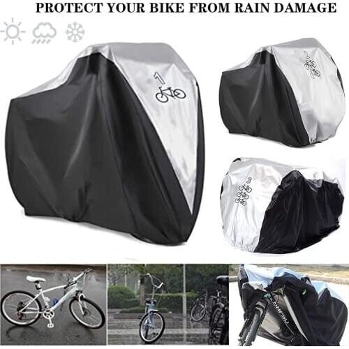 Rain Outdoor Bicycle Cover All Season Universal Cycling Covers Waterproof Dustproof Portable Foldable Bike Scooter Storage Cover