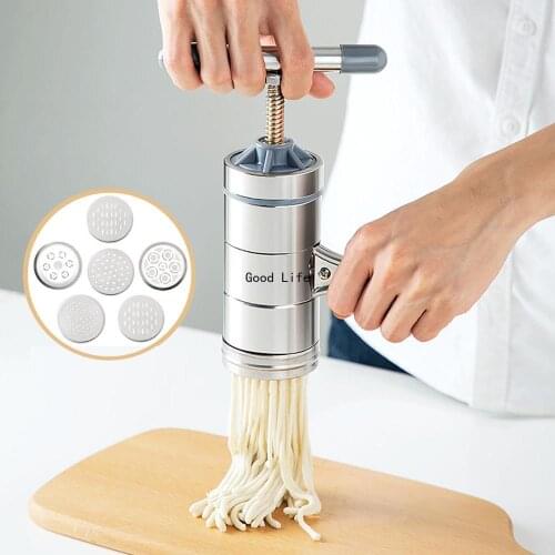 High Quality 304 Stainless Steel Noodle Maker Machine Spaghetti Pasta Maker Cutter Cookware Fruits Juicer Kitchen Tools
