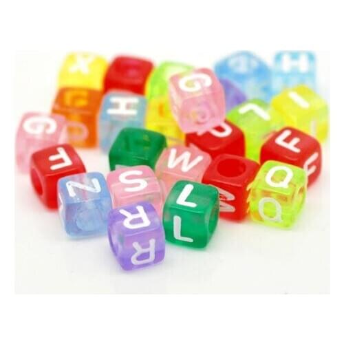 Candy Color transparent Acrylic Beads, Assorted styles alphabet beads, letter beads