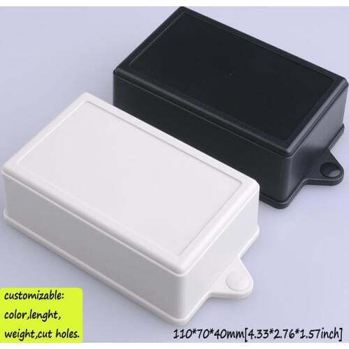 [2 colors] 110*70*40mm wall mounting plastic box for electronic project custom plastic enclosure abs junction box diy cases