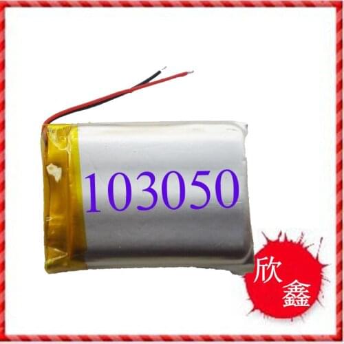 3.7V polymer lithium battery 103050 rechargeable battery 1400mAh high capacity battery with protective plate Rechargeable Li-ion
